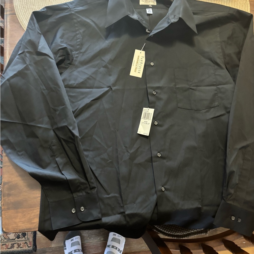 Men's Black Dress Shirt